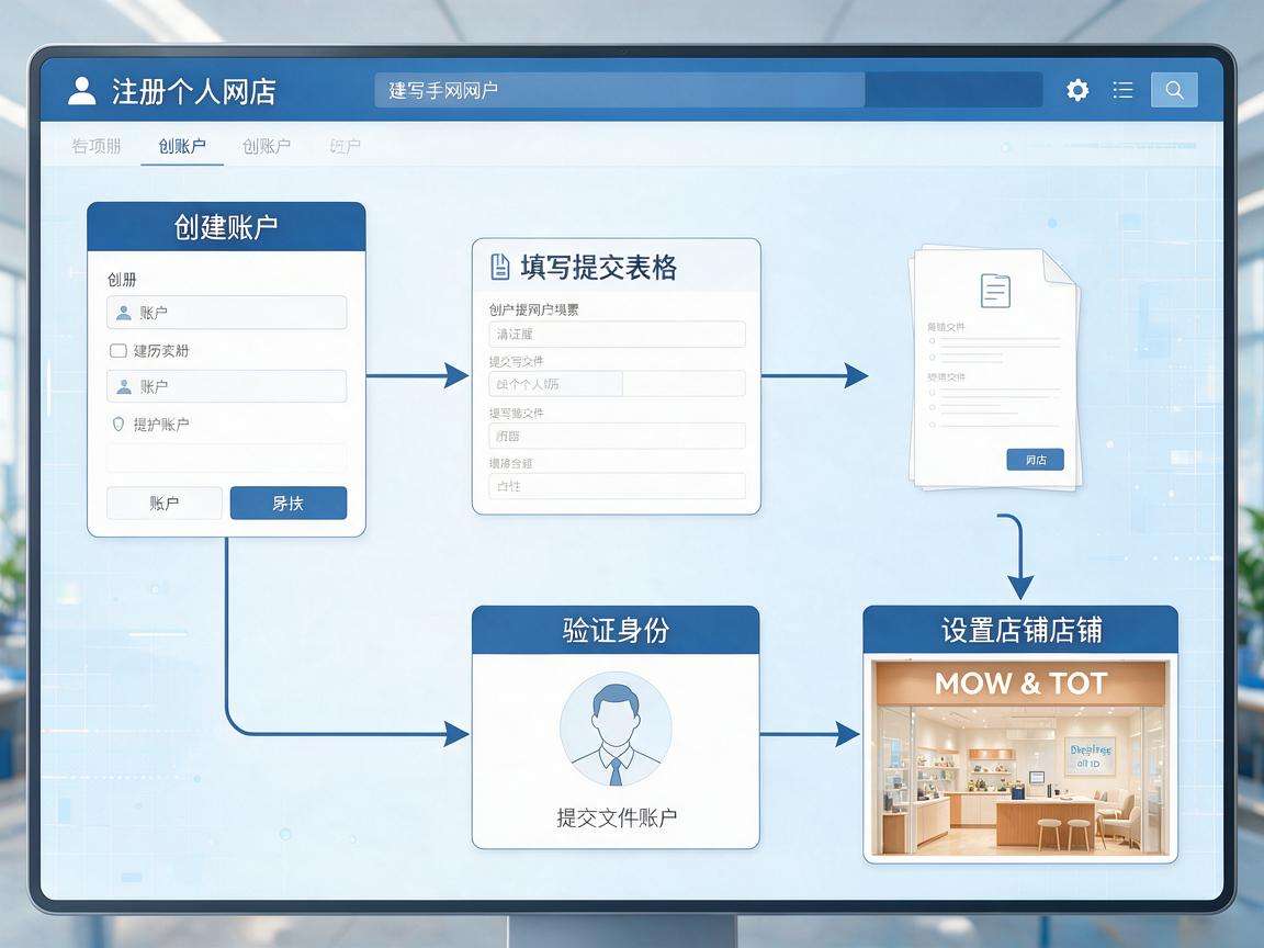 个体网店注册流程具体都包括哪些需要办理的步骤