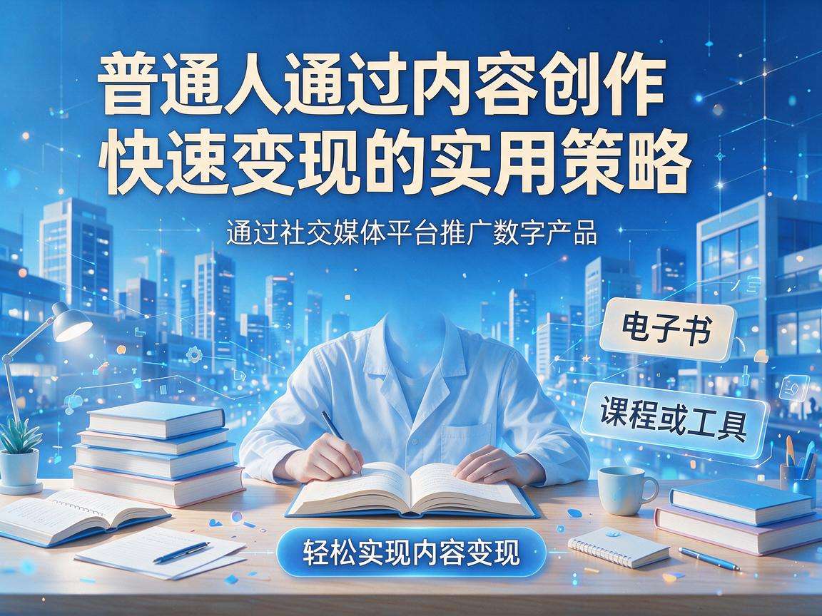 普通人做内容想快速变现都有哪些实用可落地的方法