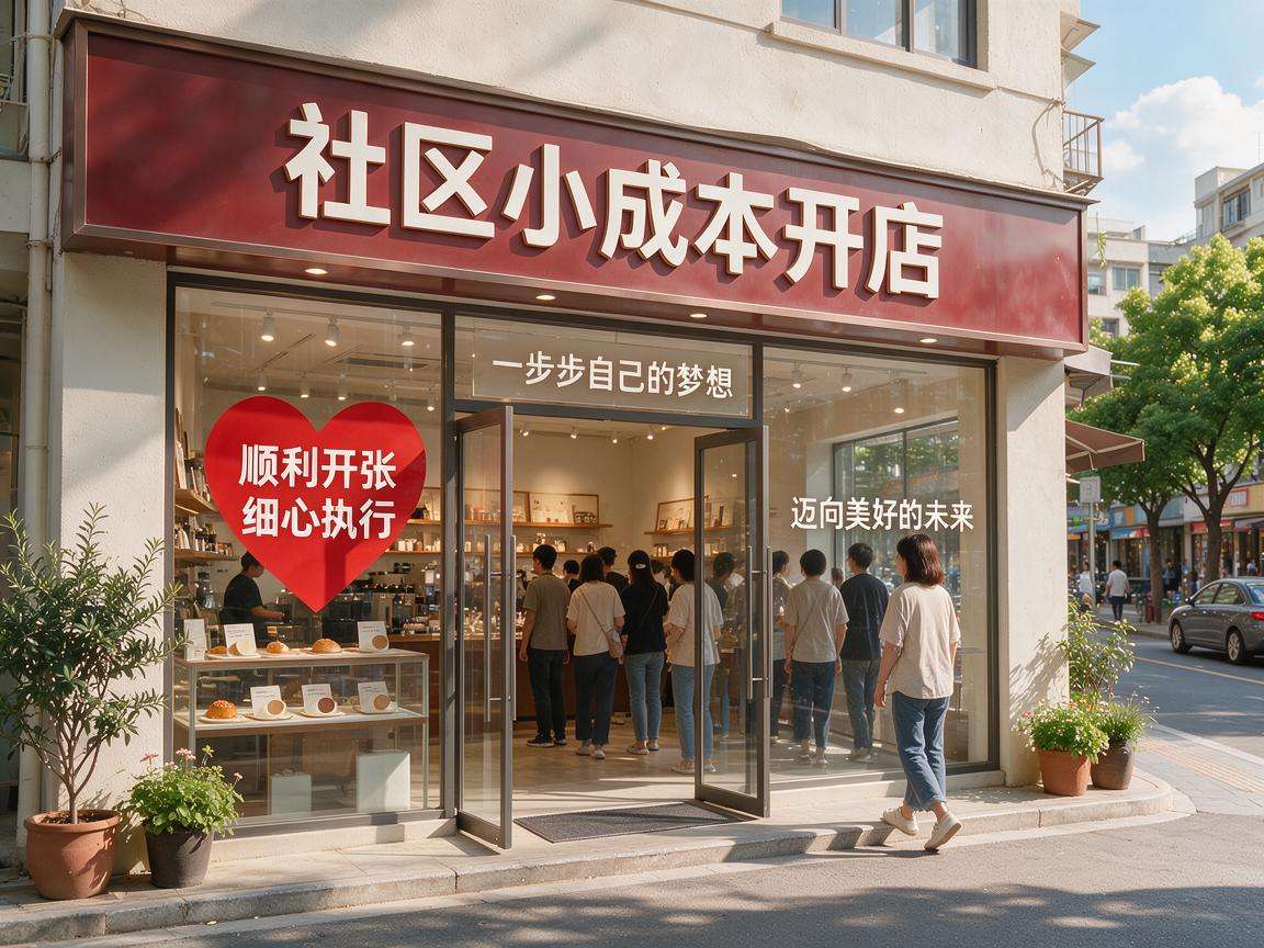 普通人想在社区小成本开店有哪些实用可落地的步骤