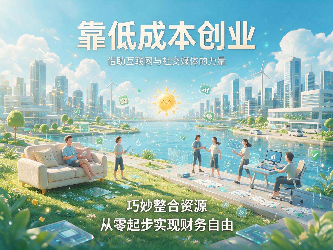 普通人没资源没本钱真的能靠低成本创业赚到钱吗