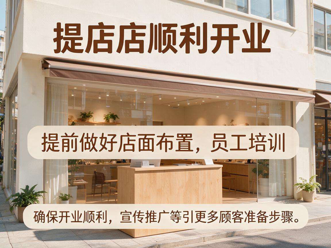 新店顺利开业都需要提前做好哪些准备步骤