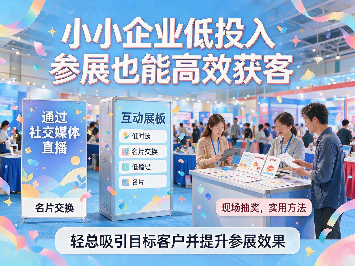 中小企业低投入参展也能高效获客?有哪些实用方法