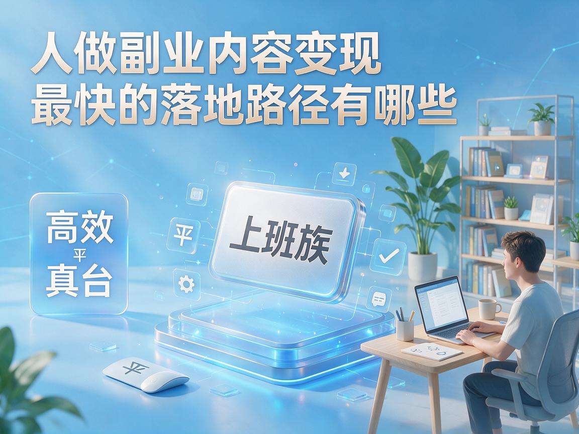 普通人做副业内容变现最快的落地路径有哪些