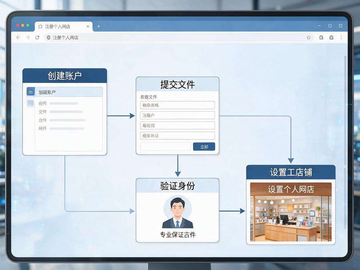 个体网店注册流程具体都包括哪些需要办理的步骤