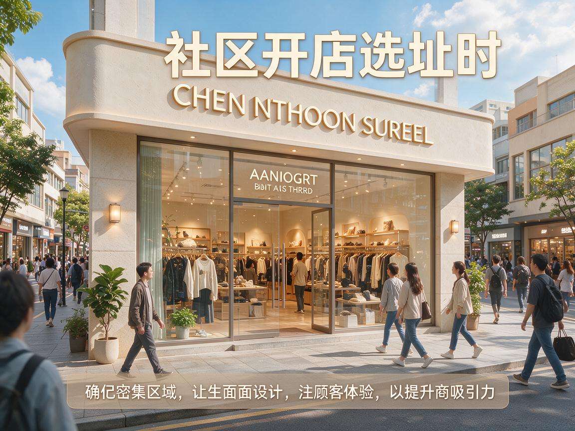 想在社区开店选到好位置要注意哪些核心要点
