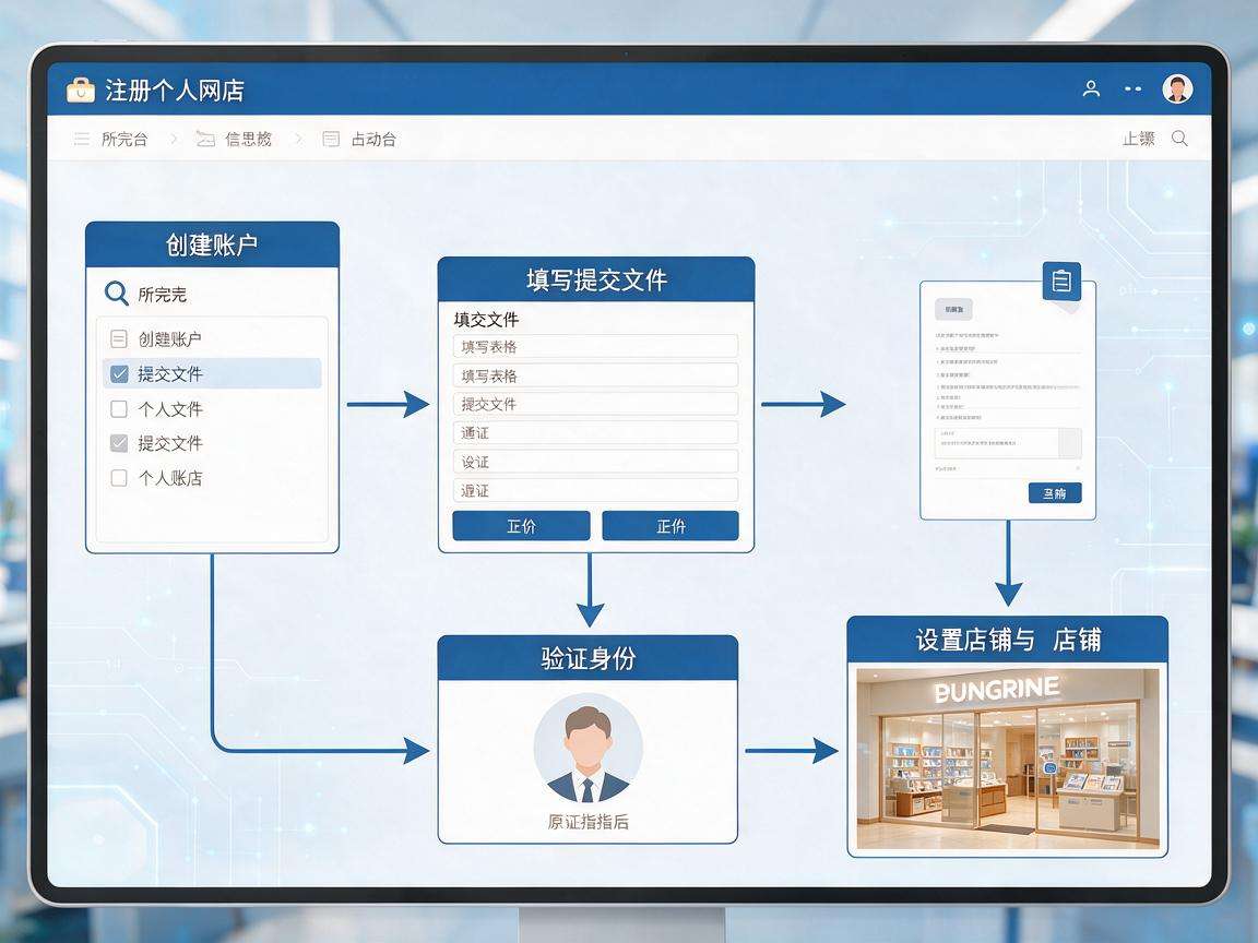 个体网店注册流程具体都包括哪些需要办理的步骤