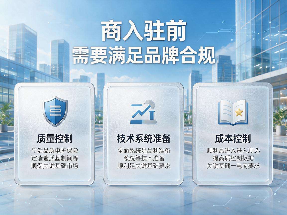 想做电商入驻前需要先满足哪些基础要求