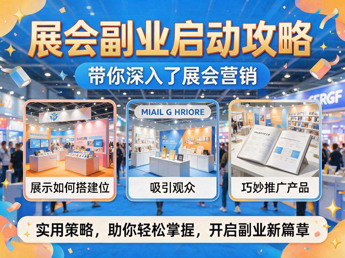 想靠展会赚外快这份展会副业启动攻略能帮到你吗