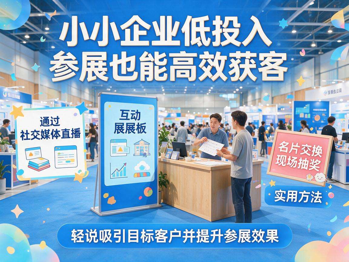 中小企业低投入参展也能高效获客?有哪些实用方法