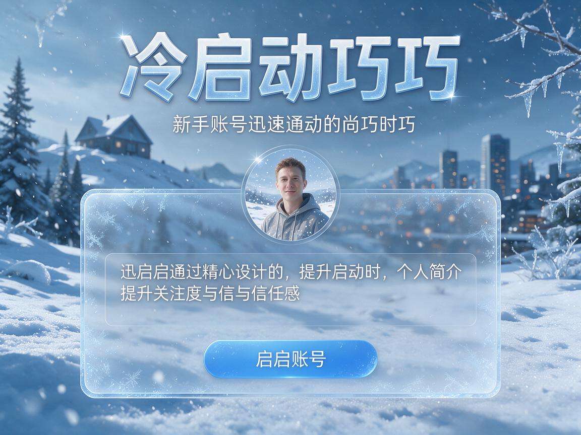 新手做账号冷启动有哪些能快速见效的实用技巧