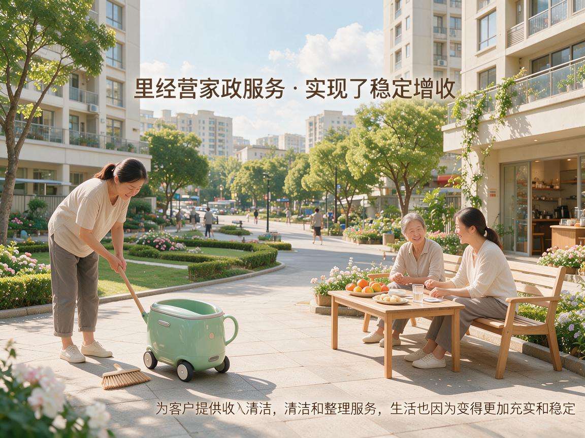 普通人在社区做家政创业真的能实现稳定增收吗