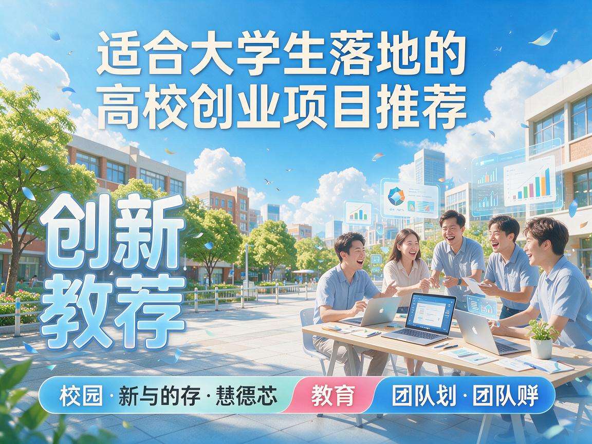 适合大学生落地的高校创业项目推荐都有哪些
