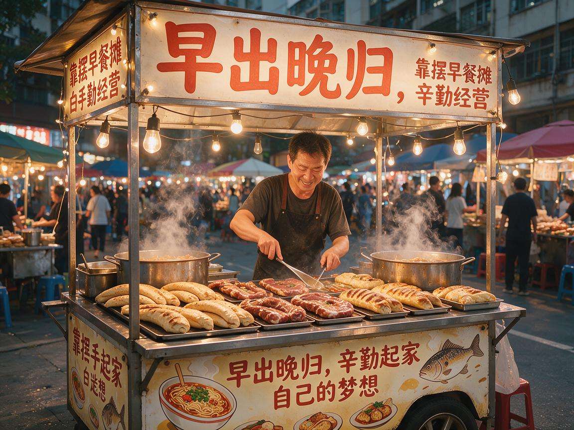 普通打工人靠摆早餐摊白手起家的故事你听过吗