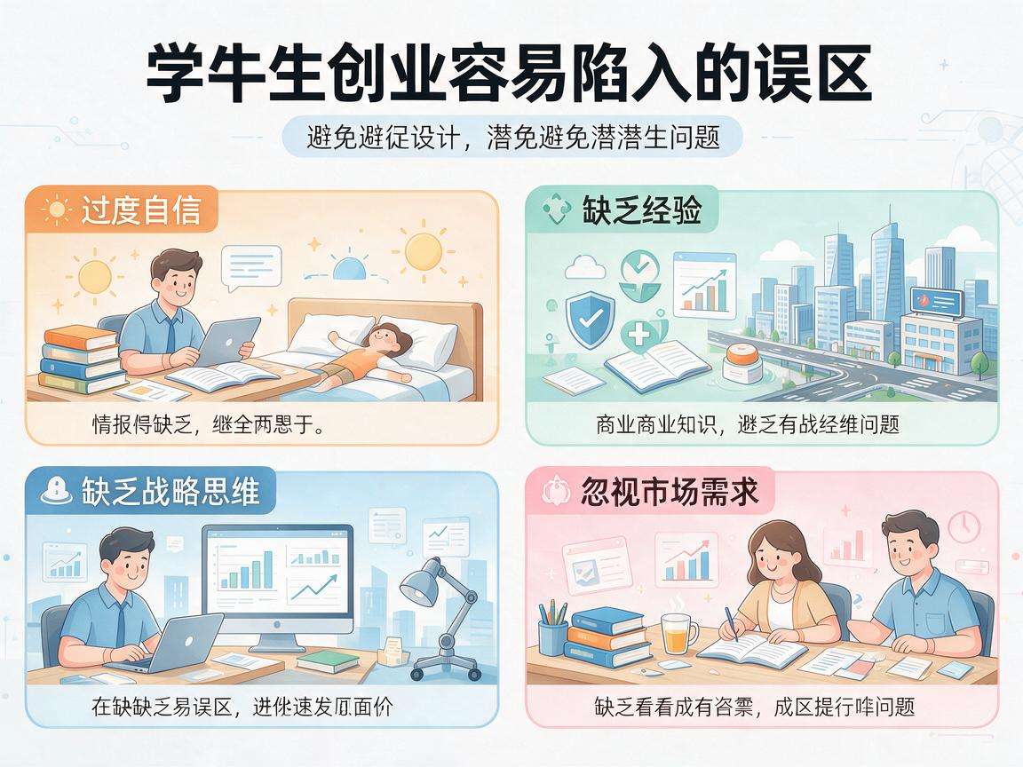 大学生创业容易踩的误区都有哪些你知道吗