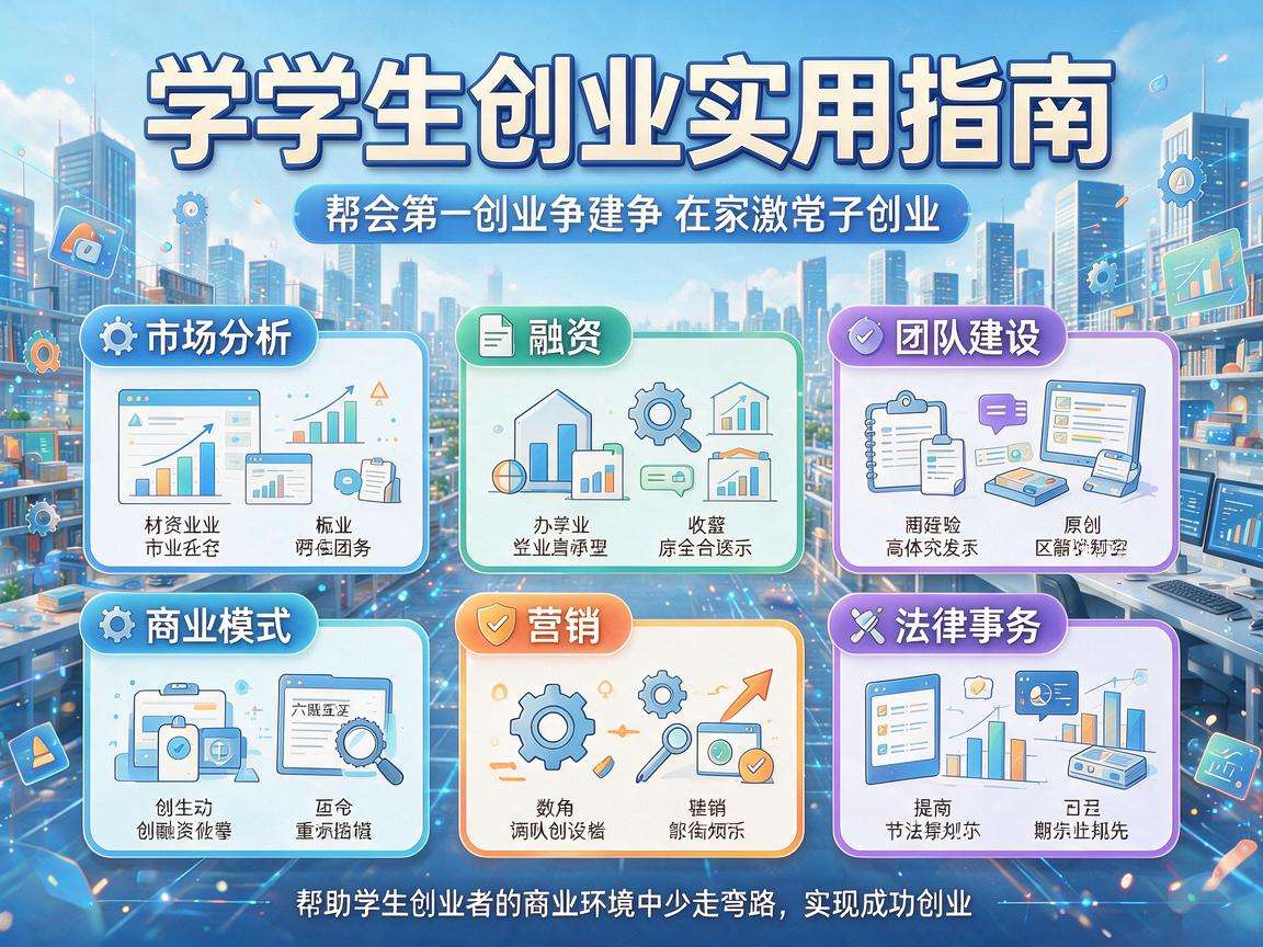 大学生创业有哪些可落地的实用指南能少走弯路