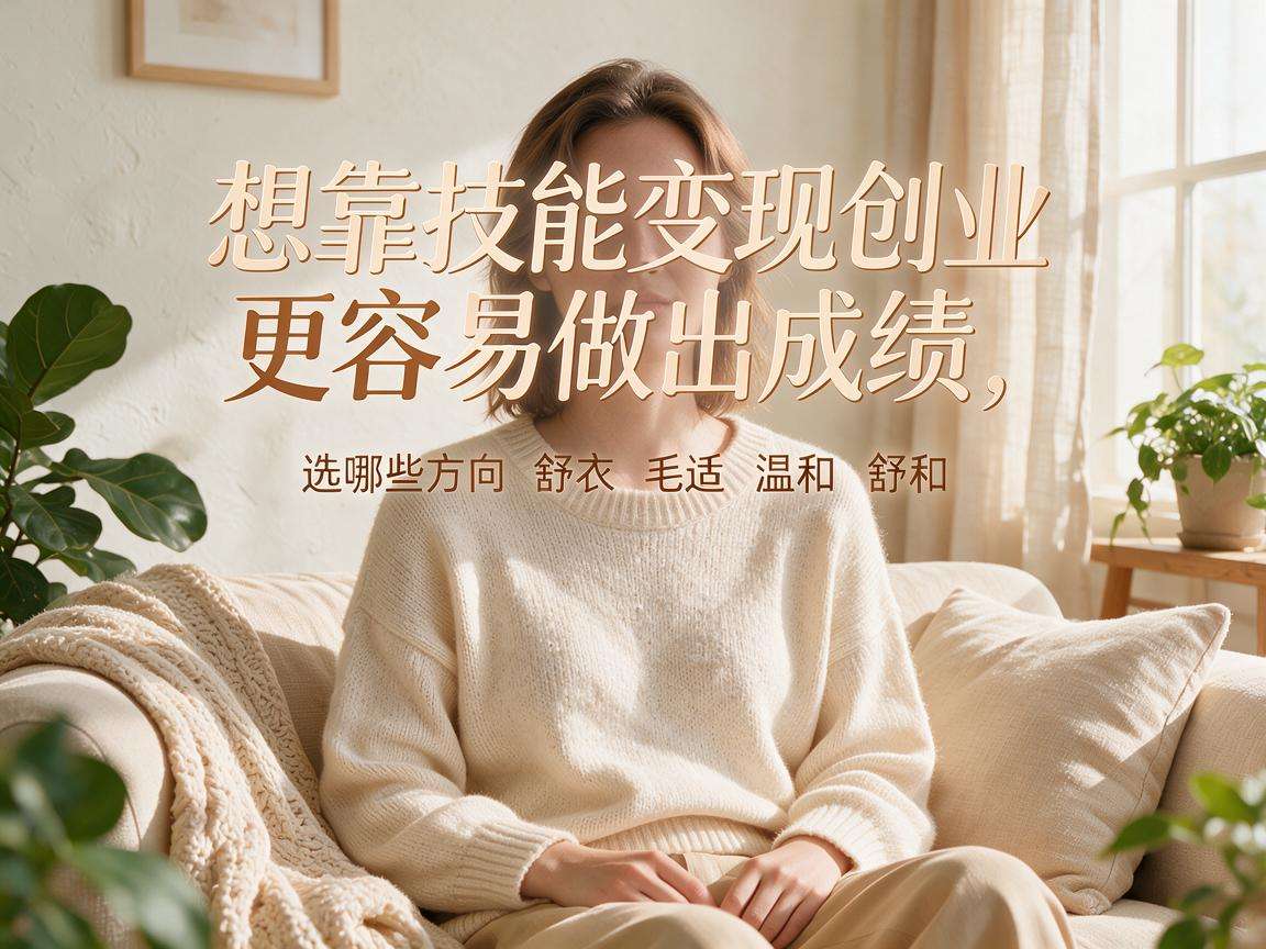 普通人想靠技能变现创业，选哪些方向更容易做出成绩