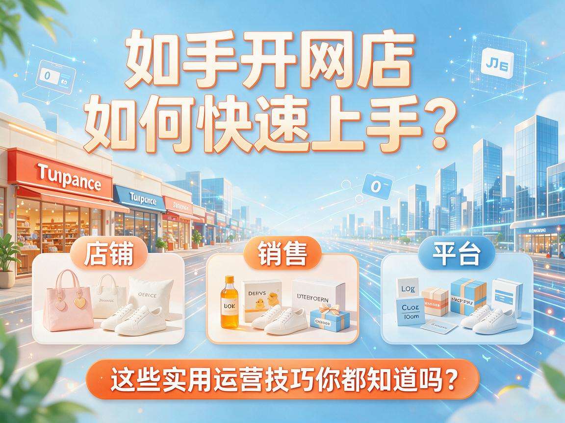 新手开网店怎么快速上手？这些实用运营技巧你都知道吗