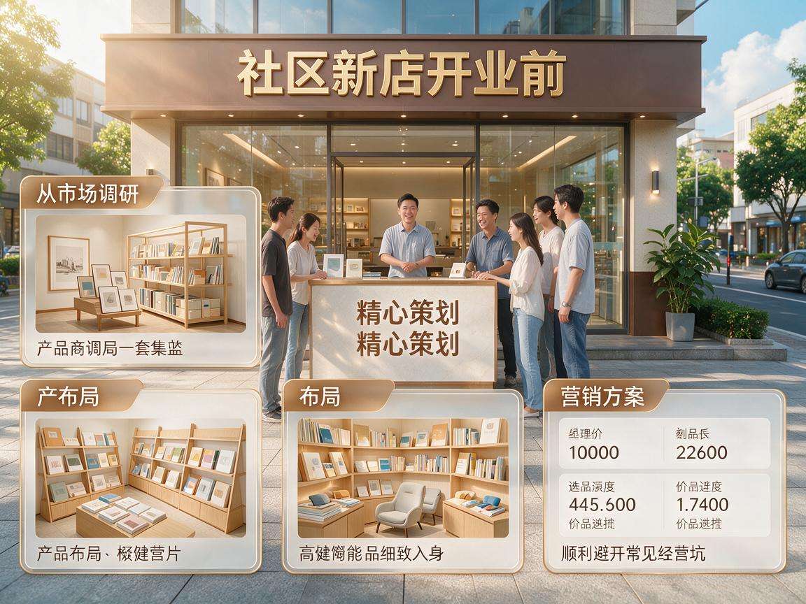 社区开店前期需要做好哪些准备才能避开常见经营坑