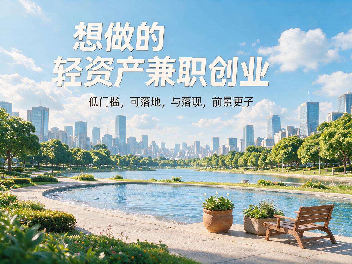 普通人想做轻资产兼职创业有哪些低门槛可落地的方向