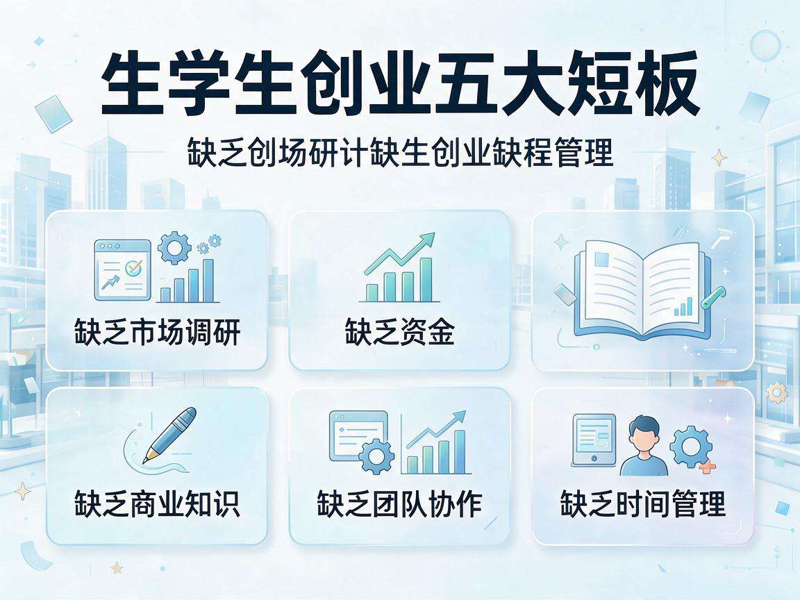 大学生创业常见短板有哪些该怎么针对性补齐