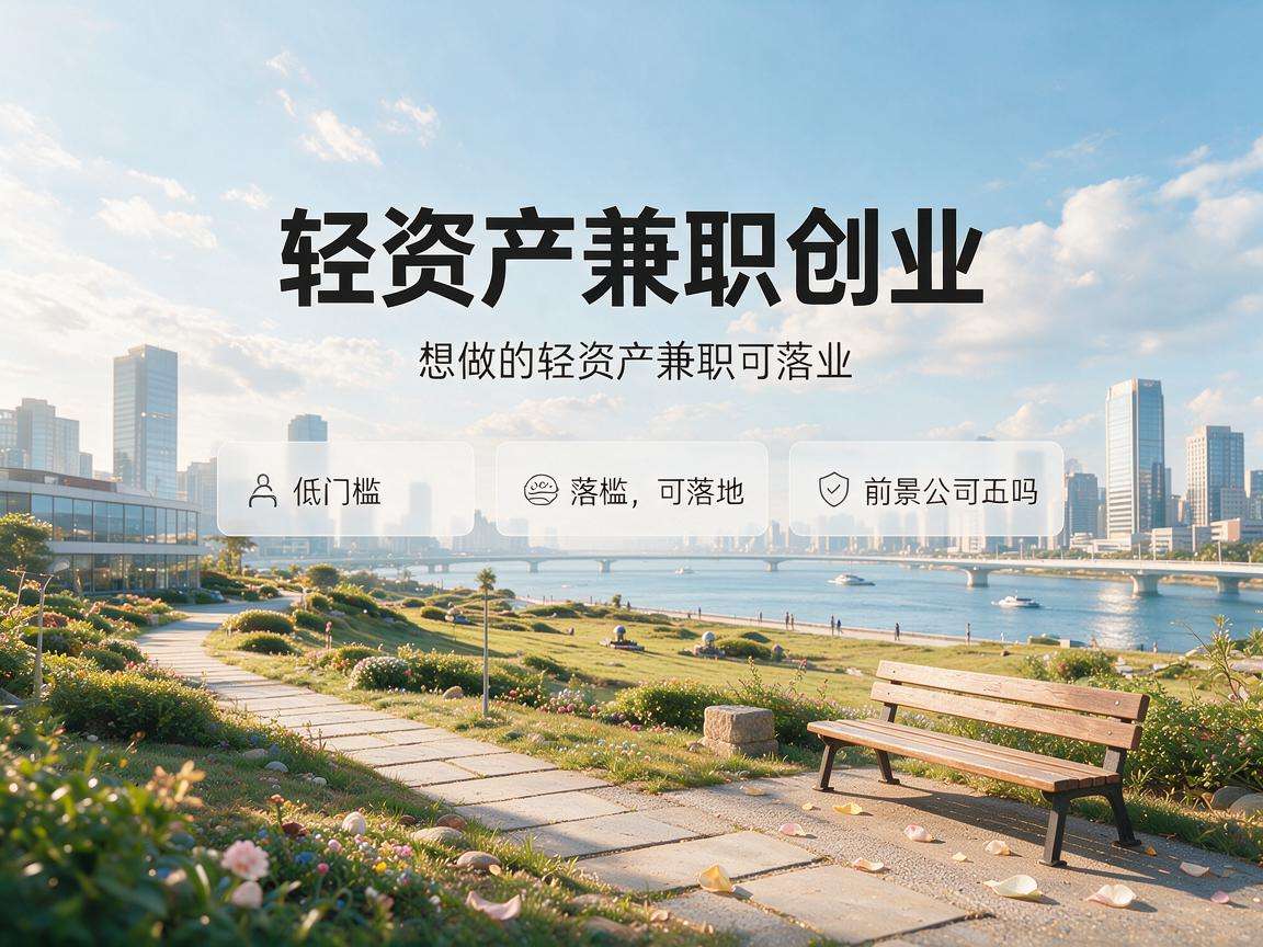 普通人想做轻资产兼职创业有哪些低门槛可落地的方向