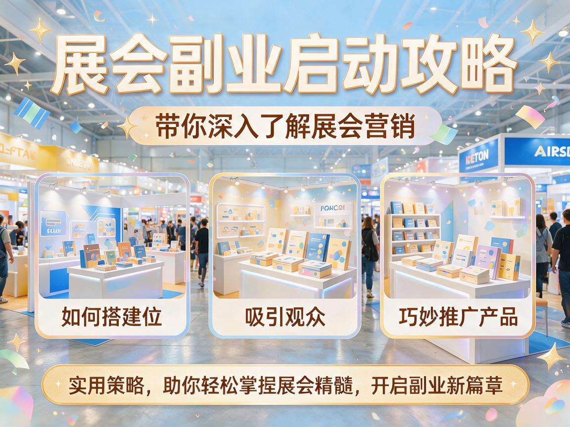 想靠展会赚外快这份展会副业启动攻略能帮到你吗