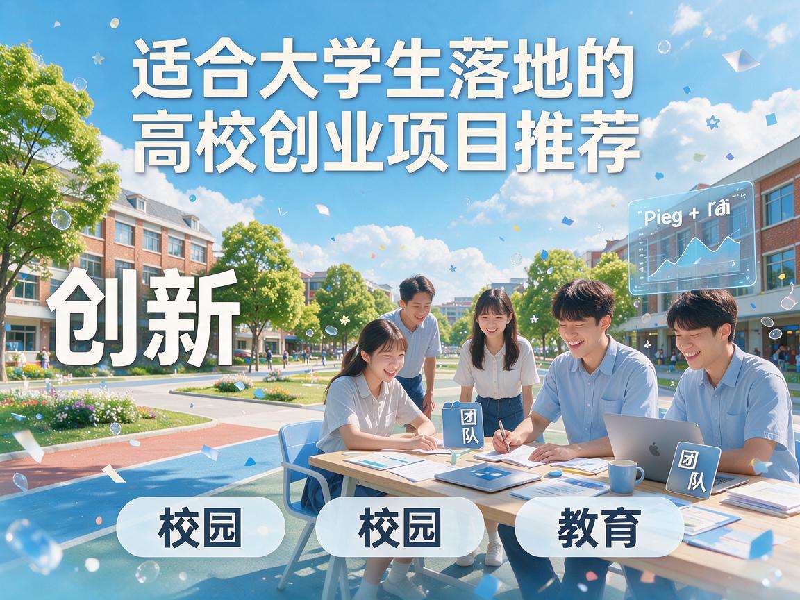 适合大学生落地的高校创业项目推荐都有哪些