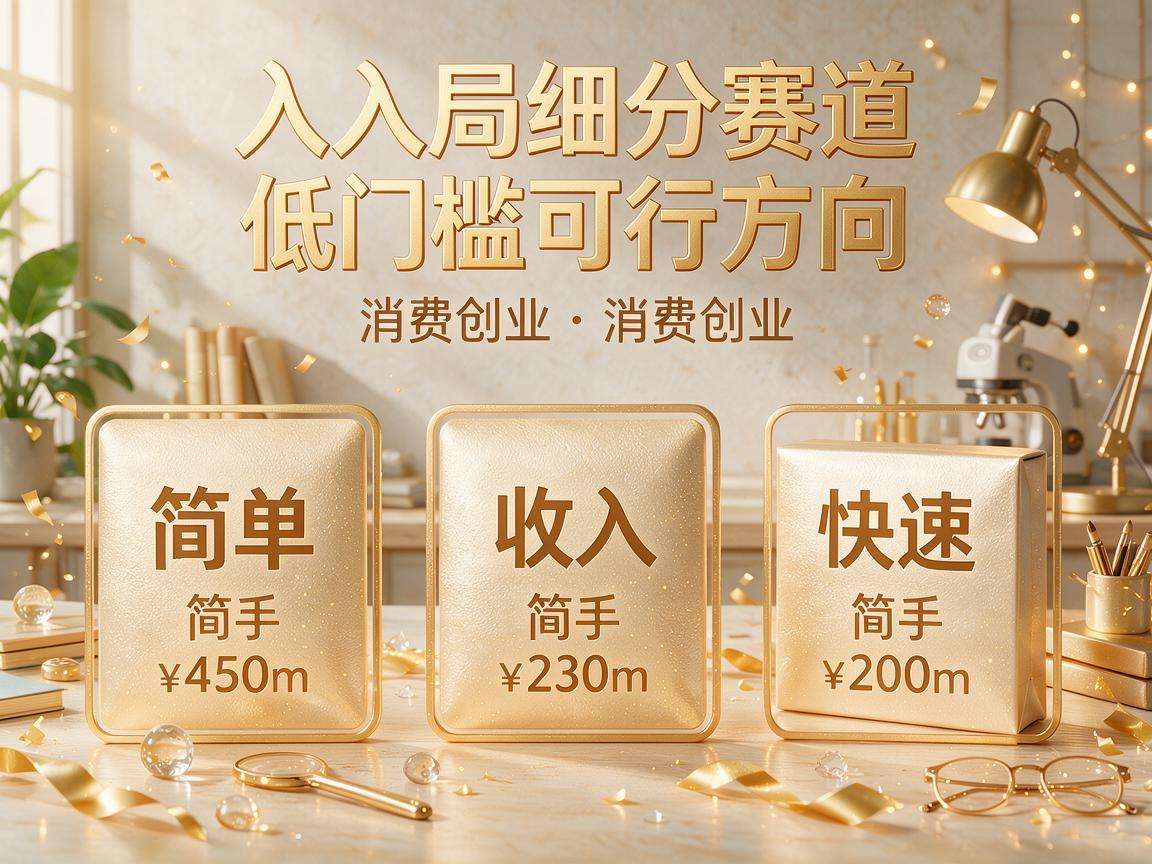 普通人入局细分赛道消费创业有哪些低门槛可行方向