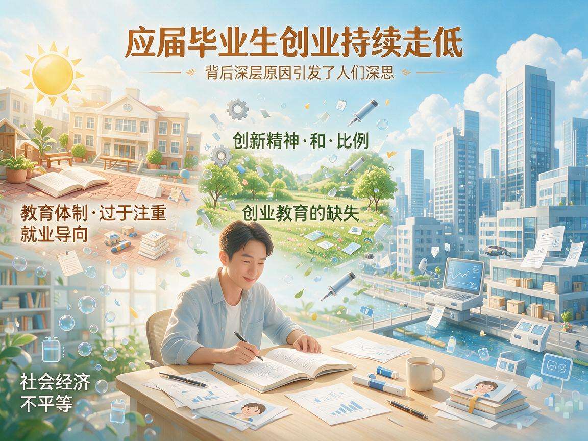 近年应届毕业生创业比例持续走低背后有哪些深层原因