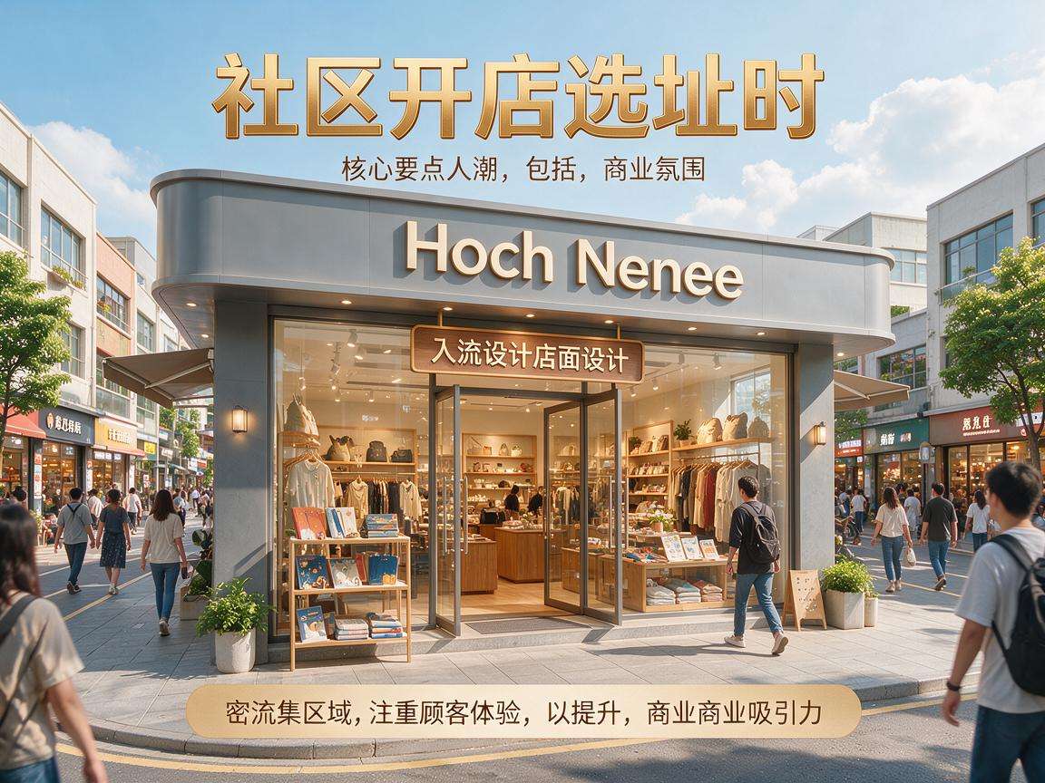 想在社区开店选到好位置要注意哪些核心要点