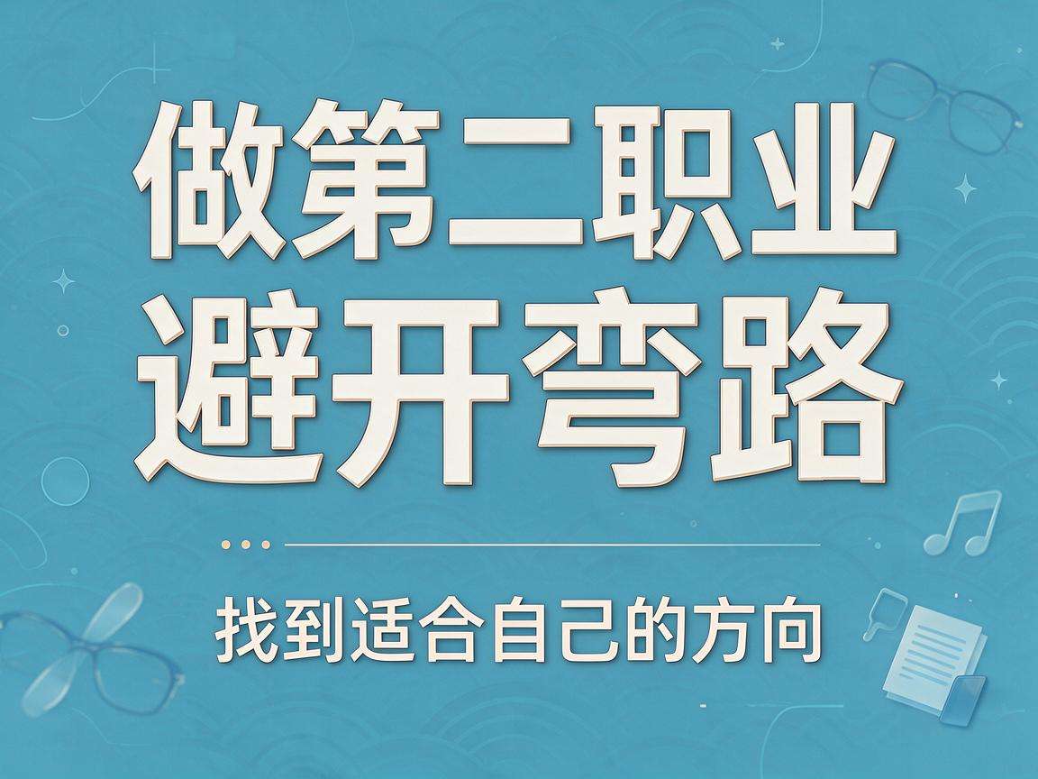 普通人想做第二职业开拓怎么避开弯路找到适合自己的方向