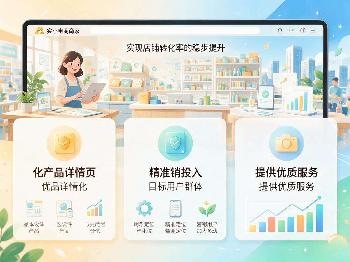 中小电商商家如何做能快速实现店铺转化率稳步提升