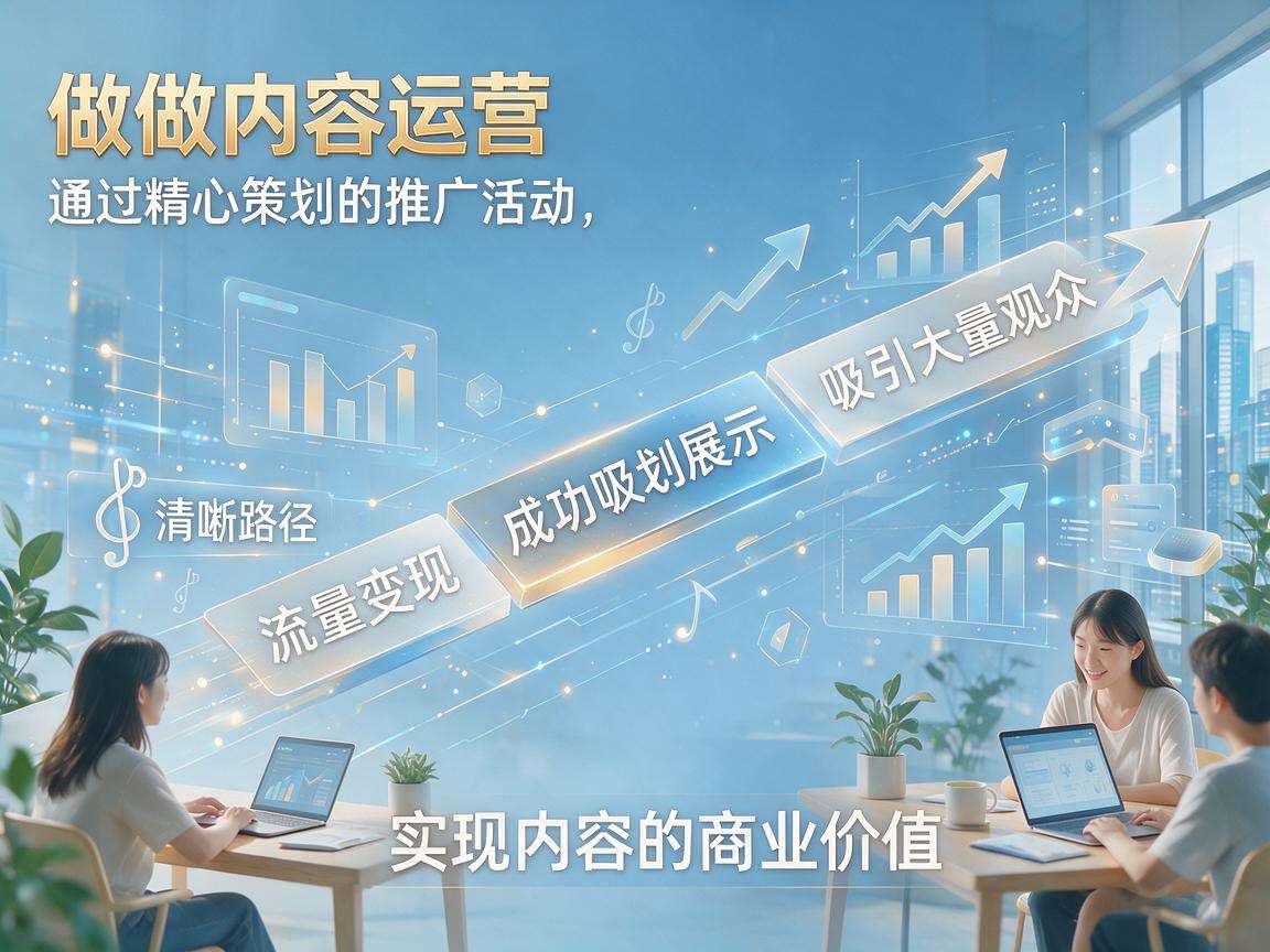 普通人做内容运营该如何找到清晰的流量变现路径