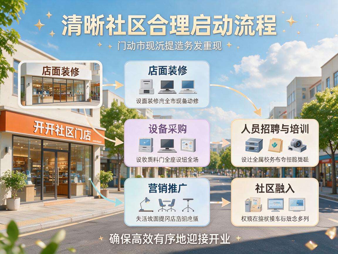 新开社区门店怎么规划清晰合理的启动流程