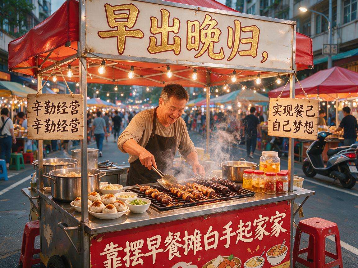 普通打工人靠摆早餐摊白手起家的故事你听过吗