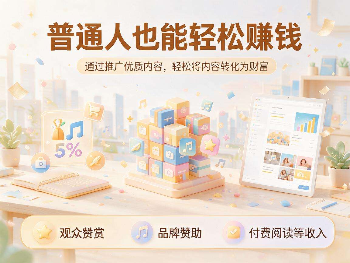 普通人做内容想赚钱都有哪些可落地的内容变现模式
