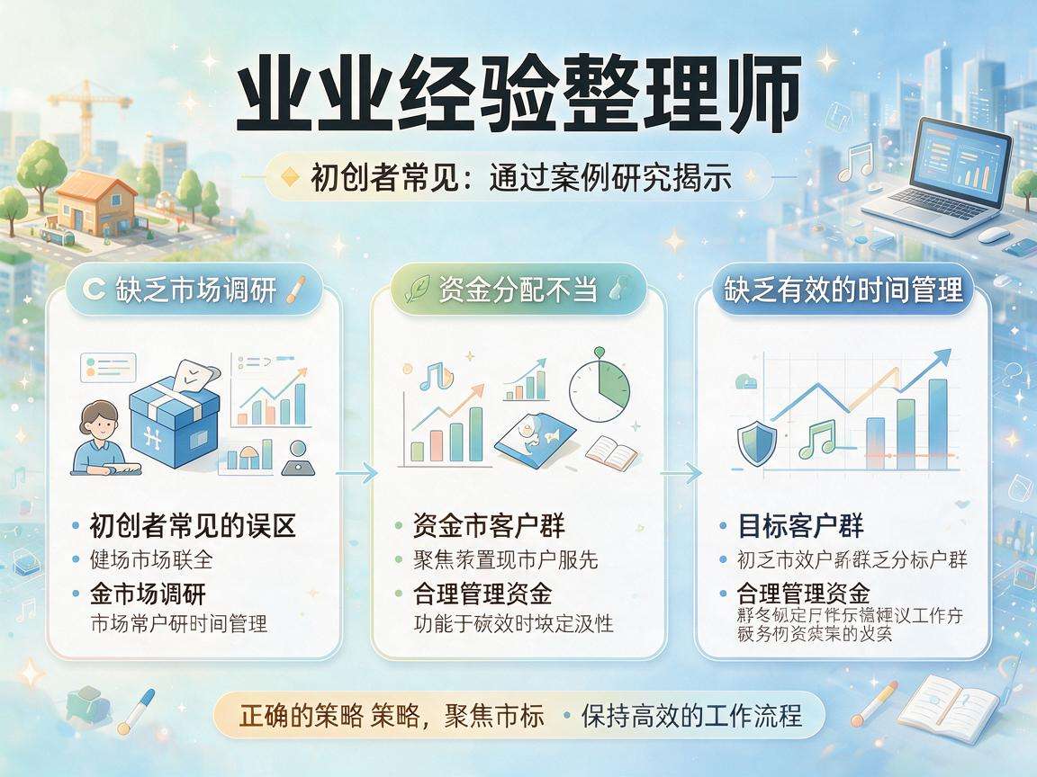创业经验整理师能帮初创者避开哪些常见的创业弯路