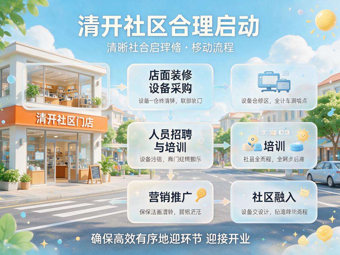 新开社区门店怎么规划清晰合理的启动流程