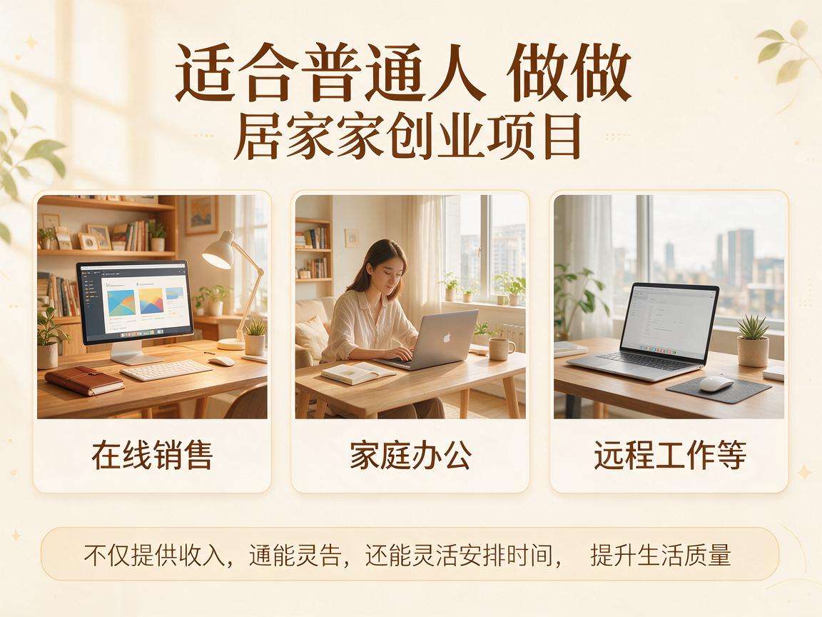 适合普通人做的居家创业项目都有哪些值得推荐