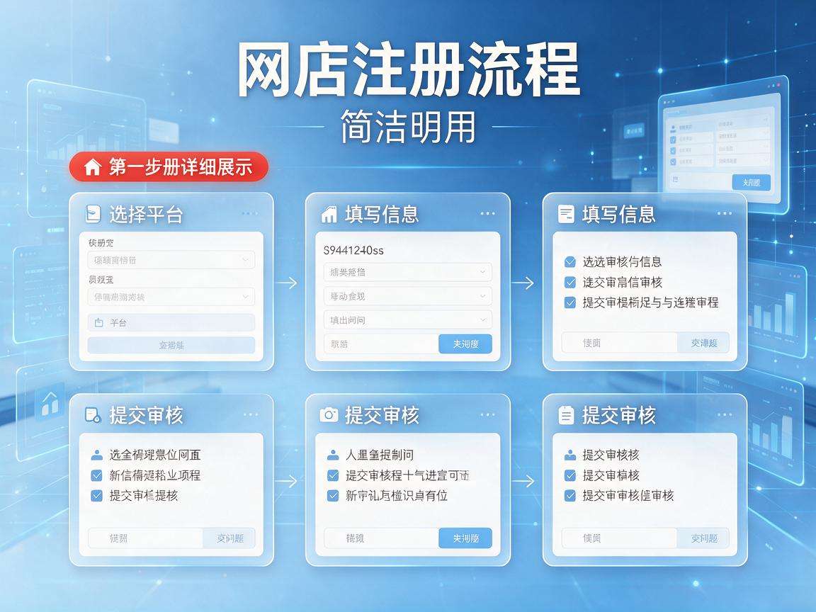 个人网店注册流程具体步骤都有哪些