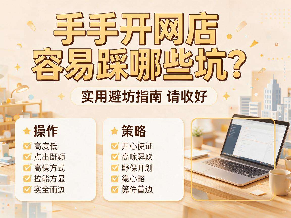 新手开网店容易踩哪些坑?这份实用避坑指南请收好