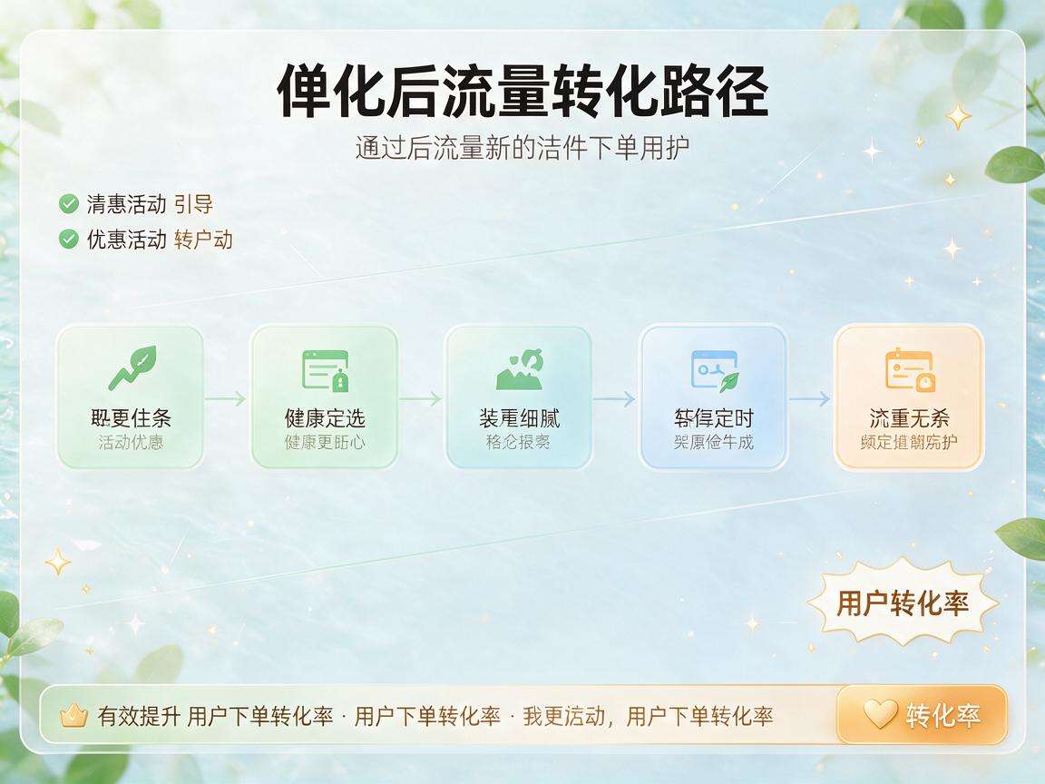 如何优化流量转化路径才能提升用户下单转化率