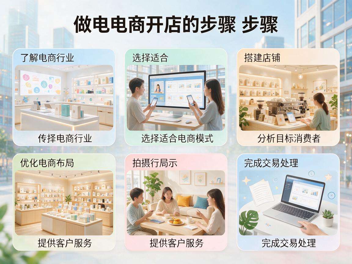 普通人想做电商开店具体步骤都有哪些呢