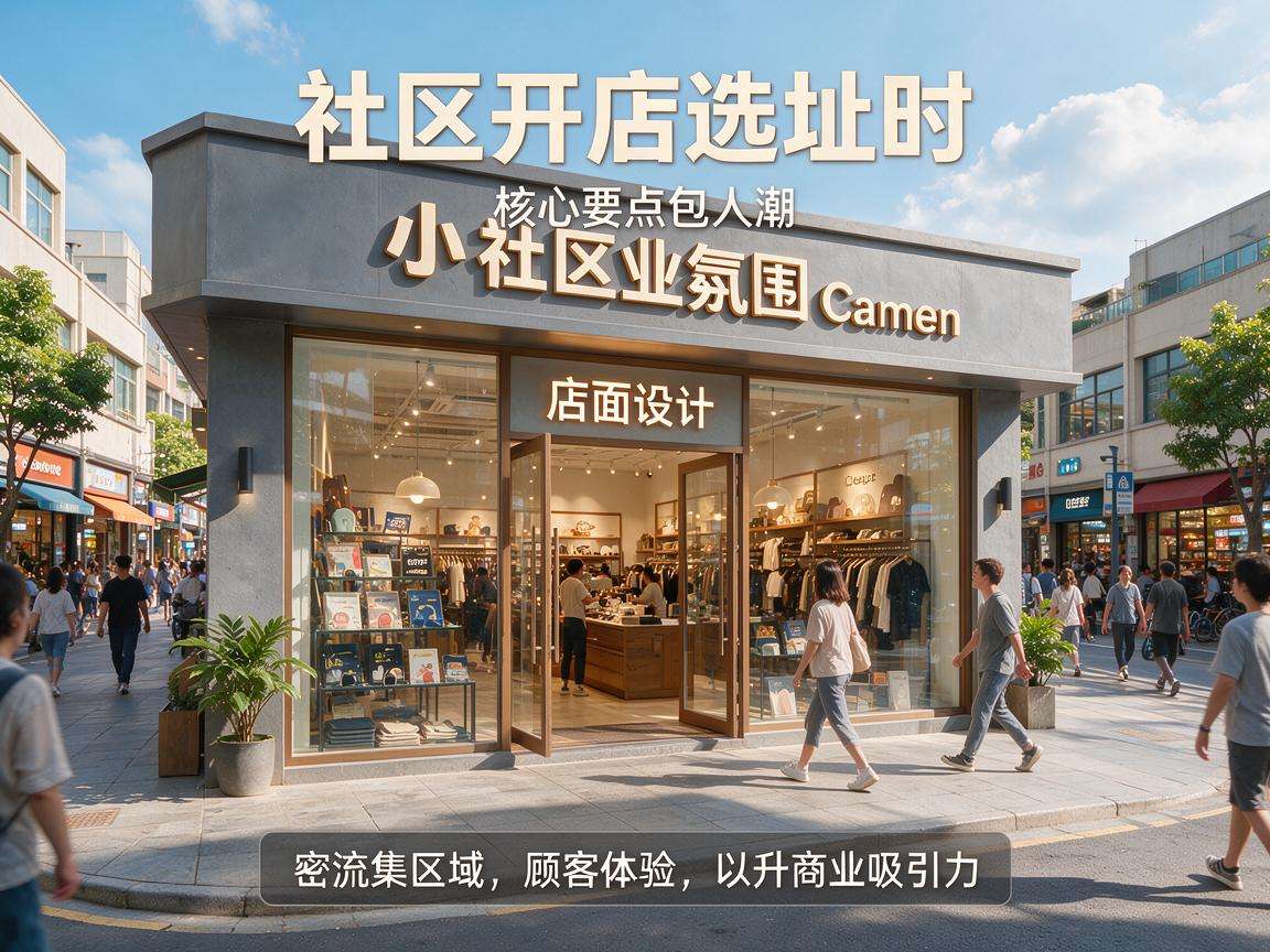 想在社区开店选到好位置要注意哪些核心要点
