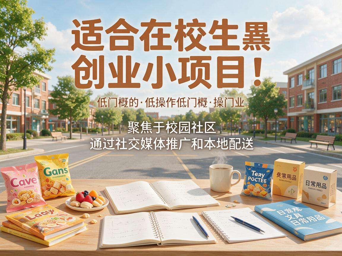 在校生适合操作的低门槛创业小项目都有哪些