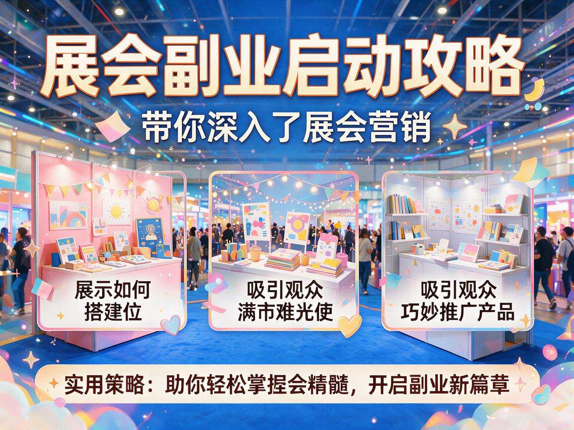 想靠展会赚外快这份展会副业启动攻略能帮到你吗