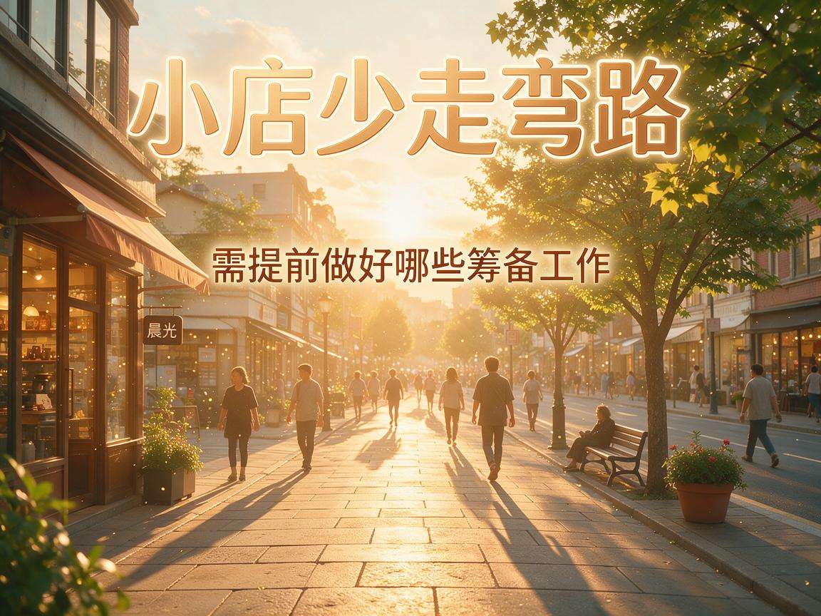 开小店少走弯路需提前做好哪些筹备工作