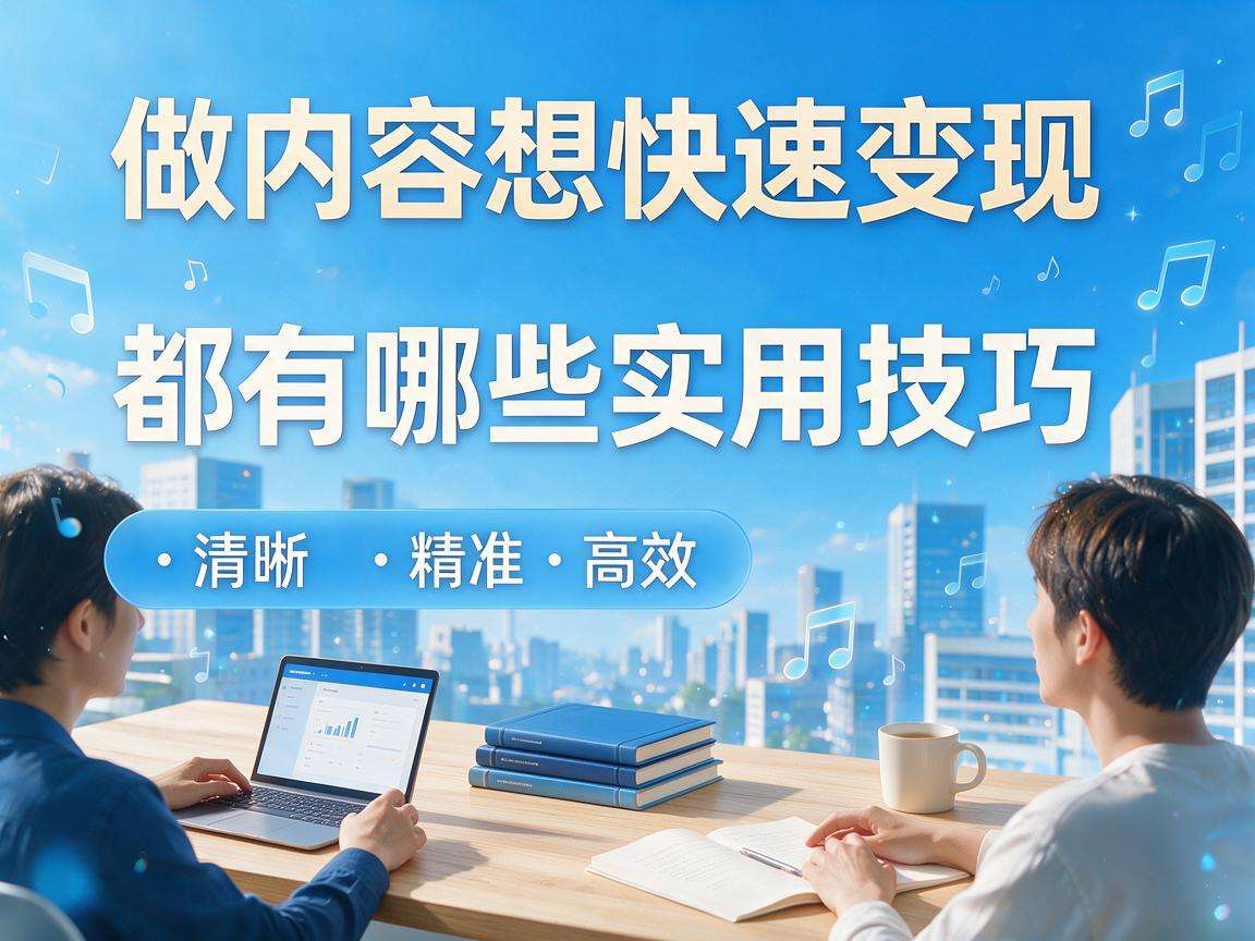 普通人做内容想快速变现都有哪些实用技巧