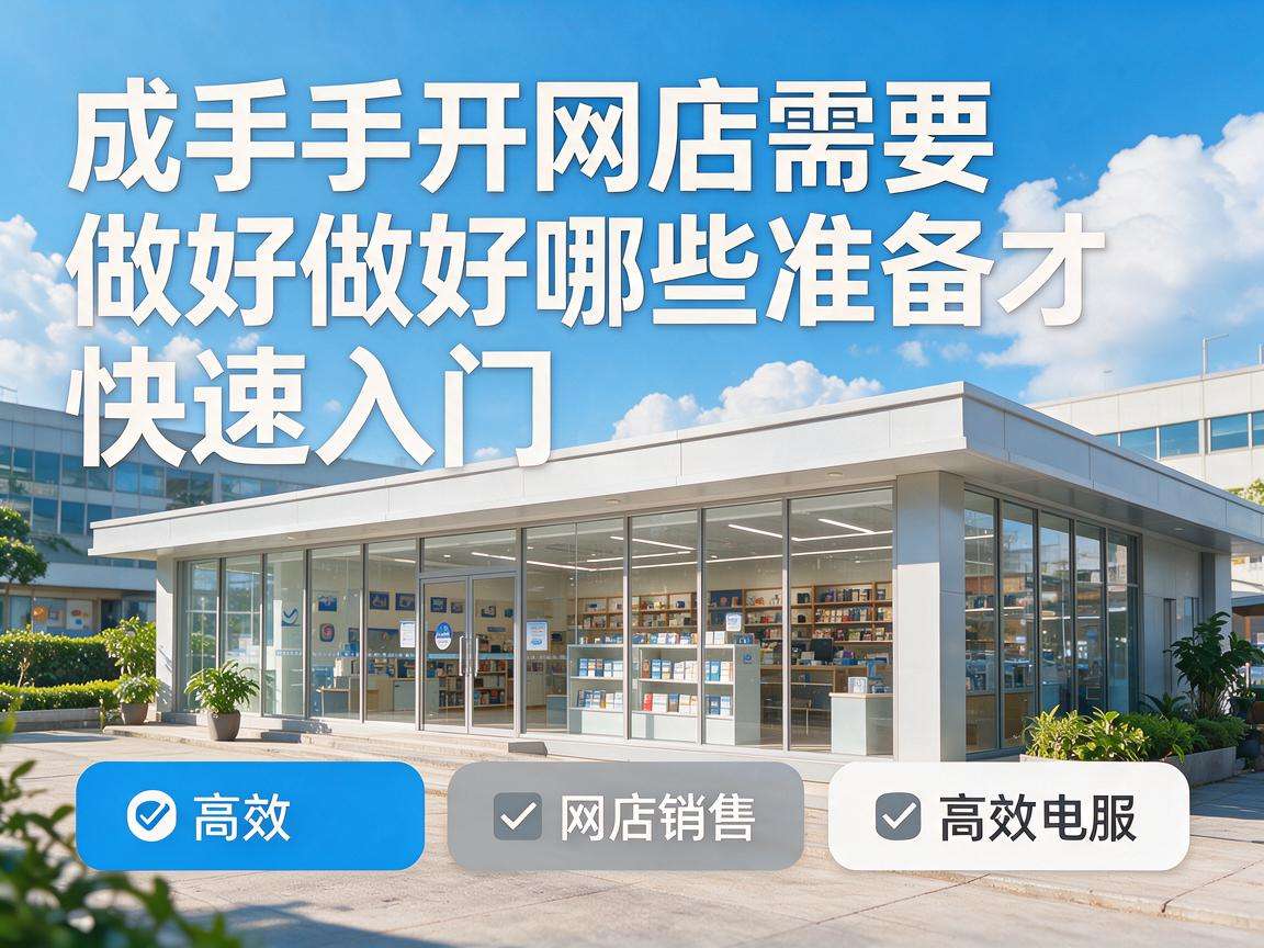 新手开网店需要做好哪些准备才能快速入门