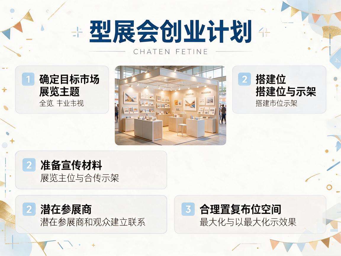 个人想开小型展会创业完整流程有哪些关键步骤